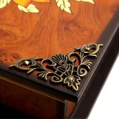 4-8pcs Decorative Wood Corner Protector For Cupboards - Bronze Finish