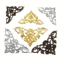 4-8pcs Decorative Wood Corner Protector For Cupboards - Bronze Finish