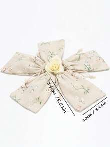 15pcs Classical Trees And Flowers MINI Burlap Bag Drawstring Gift Bag Jewelry Packaging Bag Wedding Gift Bag Wedding Decoration Party Gift Bag Birthday Gift Bag Party Favors Birthday Decoration Party Gift Decoration Party Supplies Valentine Day