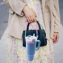 1/2 pièces Porte-bouteille d'eau avec sangle, convient aux bouteilles de 8 oz à 40 oz, sangle pour bouteille d'eau, compatible avec les accessoires de la tasse (tous les produits n'incluent pas les tasses d'eau)