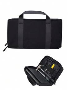 1pc Tactical Bag Portable Soft Pistol Case Handgun Holster EDC Hunting Tool Pouch - Black - View 4