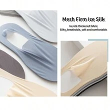 Tất thể thao ngoài trời 1 đôi mùa hè cho nam, tất kháng khuẩn và khử mùi, tất lưới mỏng thường ngày cho nam, tất thoáng khí và thoải mái với lớp silicon Mon-Slip, tất vô hình cổ thấp thấm mồ hôi mùa hè, phù hợp với mọi loại giày - Nhiều màu - Xem 5