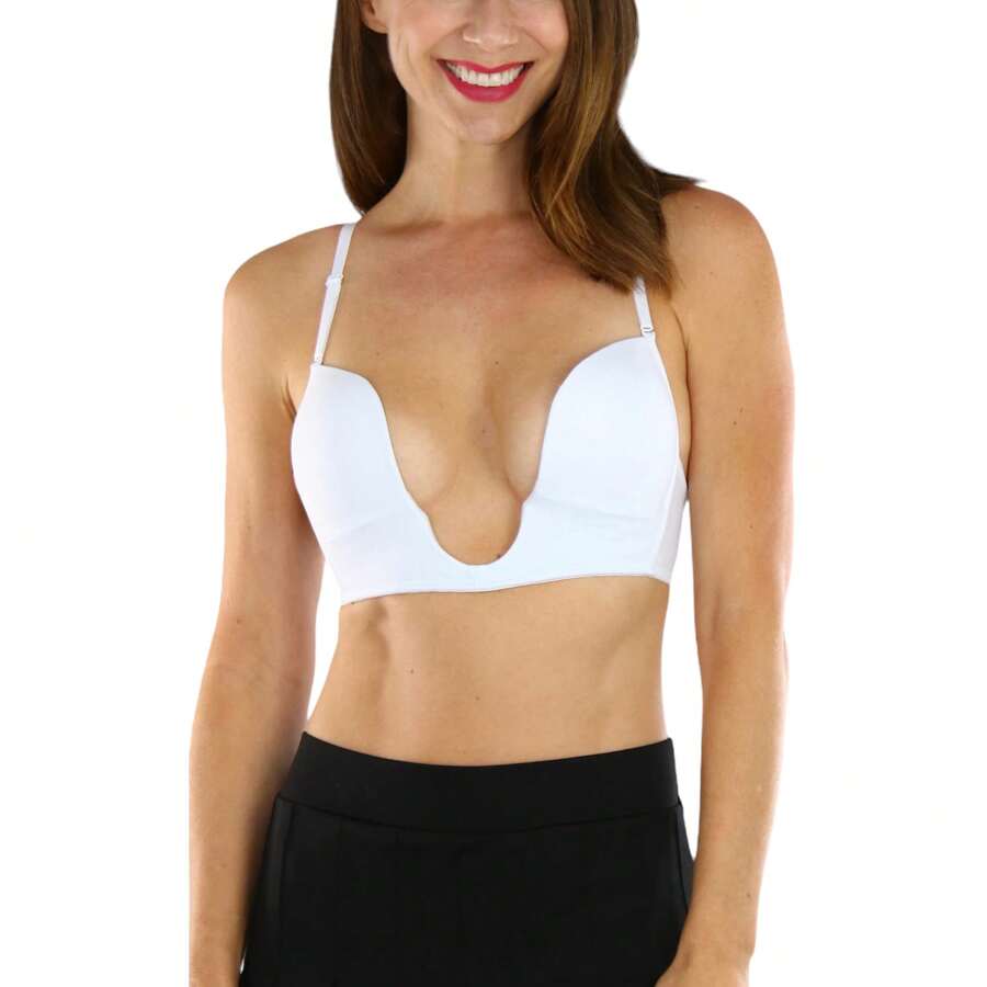 Sujetadores y Corpiños para Mujer - V profundo - Blanco - Ver 1