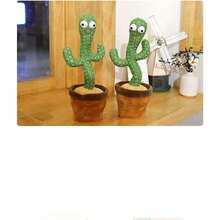 1 PC 2024 Mới Xoắn Nói Chuyện Hát Xương Rồng Đồ Chơi, Màu Sắc Ngẫu Nhiên - Nhiều màu - Xem 3