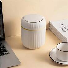 Elegant Small Waste Bin - Space Saving, Multifunctional Trash Can For Office Desk And Workbench, Lightweight Design - Multicolor - View 6