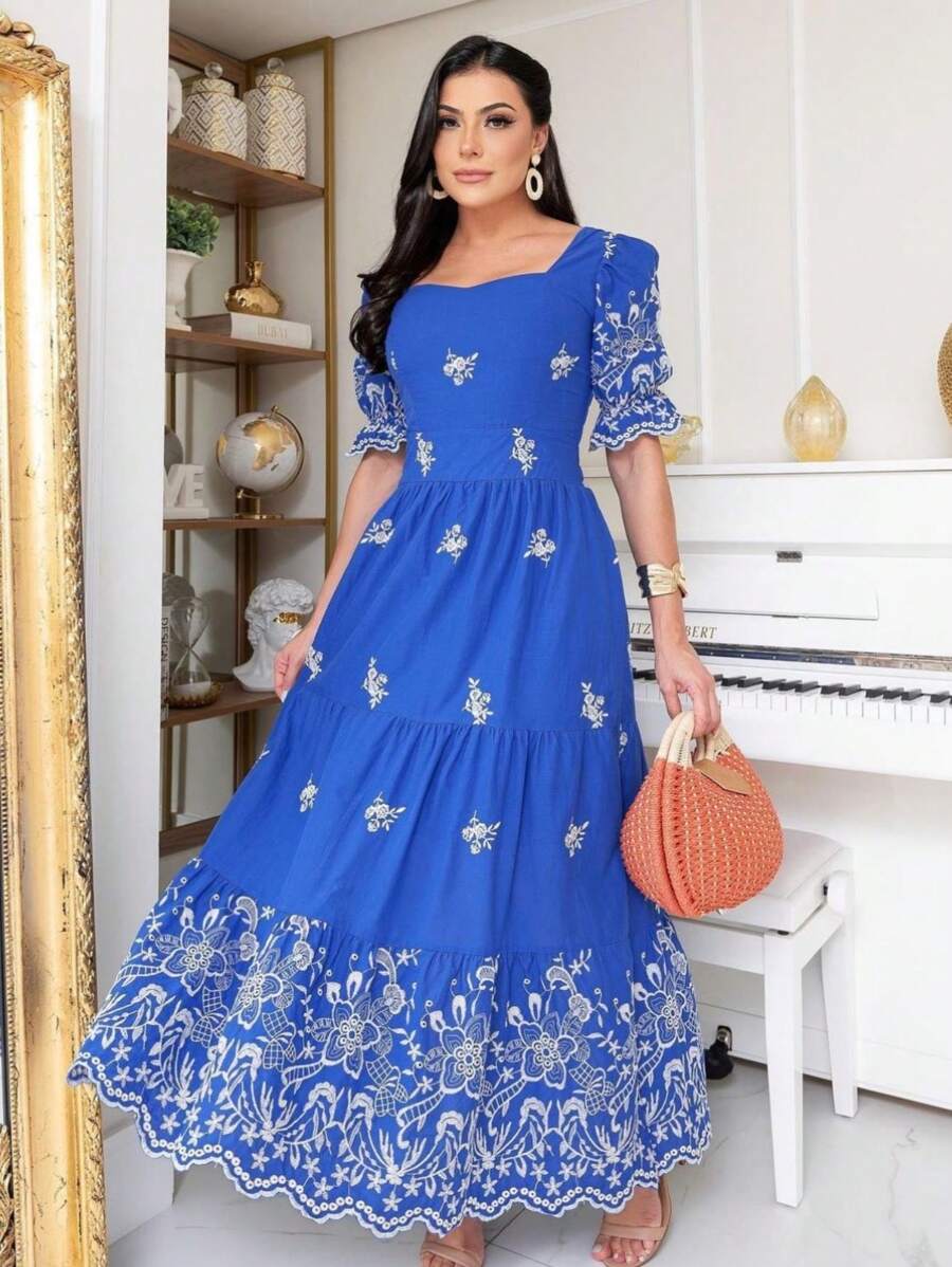 Women Dresses - 藍色 - 查看 1