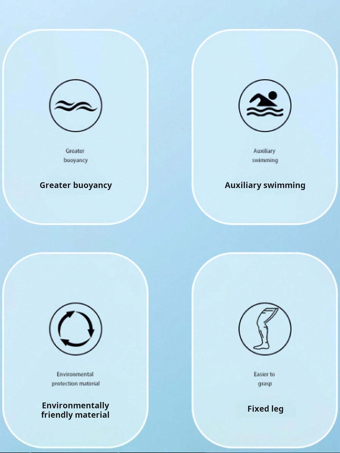 Tavola Da Nuoto Galleggiante Per Adulti E Bambini – Kickboard In EVA Per Allenamento In Piscina, 44x29x3,5 Cm, Antiscivolo - 5