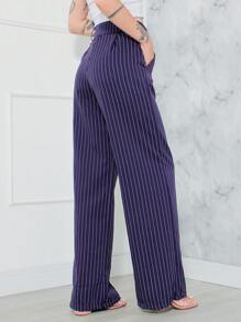 Women Pants - 藏蓝色 - 查看 2