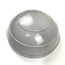 Pvc小型bosu球半球平衡訓練器,附氣泵,適用於健身 - 灰色 - 查看 1