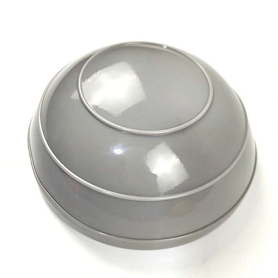 Pvc小型bosu球半球平衡訓練器,附氣泵,適用於健身 - 灰色 - 查看 1