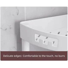 Badezimmer Speicherregal Für Toilettenartikel, Freistehendes Dreieckförmiges Mehrschichtiges Nutzregal Mit Rädern