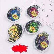 30pcs Automatic Inflatable Simulation Grenade, Self-Exploding Small Explosive Bag, Trick Toy, Funny Prank, Frightening Sound Bag (Random Style) - Multicolor - View 2