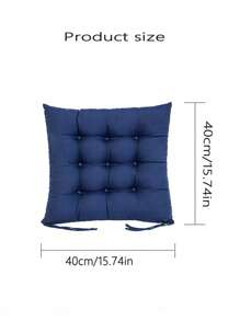 1個加厚坐墊,適用於椅子、辦公室、學校、學生、地板坐墊、家用 - 深灰樹木 - 查看 5