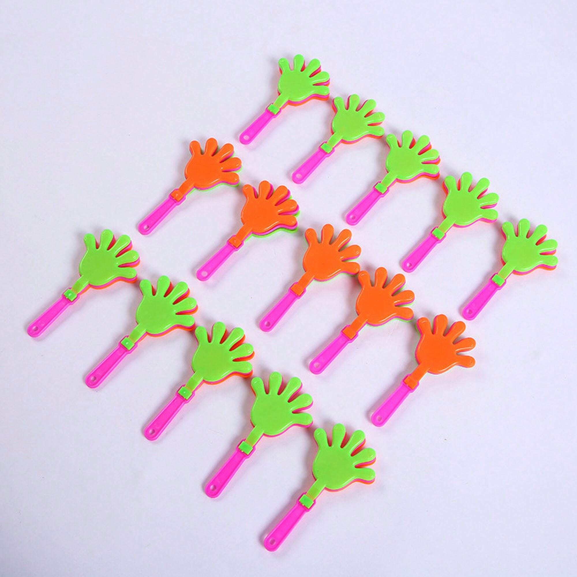10pcs Mini Hand Clappers, Ideal For Festival, Birthday Party Gifts And