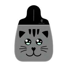 Car Trash Can - Mèo xám và đen dễ thương - Xem 1