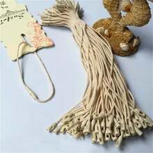 200入組聚脂標籤繩,安全別針,可用於衣物標籤、禮物包裝、聖誕裝飾、烘焙工藝和節日禮物包裝、生日派對、婚禮、嬰兒淋浴、性別揭示派對、新娘浴會、周年慶祝活動、單身派對、畢業派對、返校季、主題派對、新居開幕、退休派對等適用 - 米色 - 查看 10