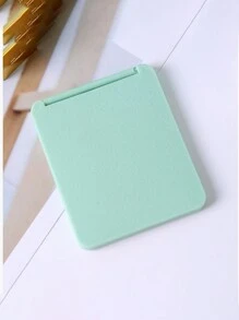 1 Pieza Pequeño Espejo De Vanidad Y Cosmético Con Soporte Plegable Para Escritorio Y Viaje - Multicolor - Ver 5