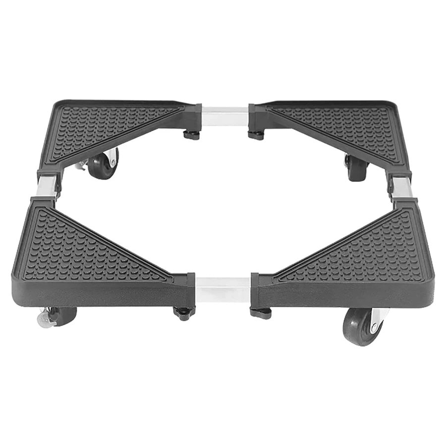 Base de Soporte para Refrigerador, Lavadora o más Electrodomésticos Movible con Ruedas Integradas. - Negro - Ver 1