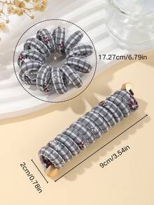 2 cái/bộ Trẻ em Chất vải Phụ kiện tóc Với Dễ thương Hoa Và Màu thuần Thiết kế Bao gồm Sáng bóng Kết Cấu Da , Lưới , Sữa Và Lá thư Bao gồm 1 Thẳng Điện thoại Dây điện Dây buộc tóc Và 1 Điện thoại Dây điện Dây buộc tóc , Phong cách Khác nhau Kiểu tóc Không có Tóc , Hoàn hảo Đối với Bím tóc Và Tóc Đồ trang trí - Nhiều màu - Xem 53