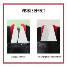 1 件迷你吸盘磨刀器，家用钨钢材质，便携式快速磨刀工具，厨房刀磨刀石配件 - 紅色 - 查看 7