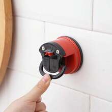 1 件迷你吸盘磨刀器，家用钨钢材质，便携式快速磨刀工具，厨房刀磨刀石配件 - 紅色 - 查看 6