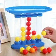 1個連結四個彈跳球的比賽玩具派對桌遊 - 彩色 - 查看 1