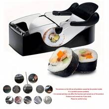 Sushi Maker Kit, Perfect Sushi Roll Set, Portable Sushi Mold, Sushi Rolling Tool, Non-Stick Rice Ball Maker For Beginners, Home Lunch Bento, Kitchen Accessory - Black - View 9