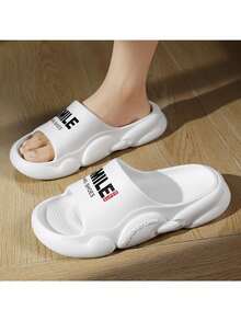 2024 新款男女情侶拖鞋，柔軟舒適鞋墊，適合戶外活動、海灘或休閒穿著 - 白色 - 查看 3