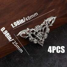 4-8pcs Decorative Wood Corner Protector For Cupboards - Bronze Finish