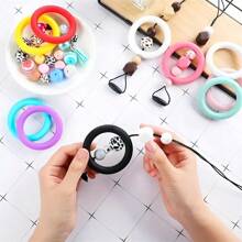 5/10Pcs Silicone Large Circle Beads For Jewelry Making DIY Handmade Special Decorations Craft Supplies