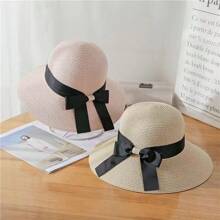 Fashionable Parent-Child Matching Hats Star Style Outdoor Sun Hats For Beach, Vacation And Uv Protection - Children's Sunscreen Adjustable Size - View 7