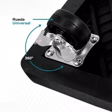 Base de Soporte para Refrigerador, Lavadora o más Electrodomésticos Movible con Ruedas Integradas. - Negro - Ver 6