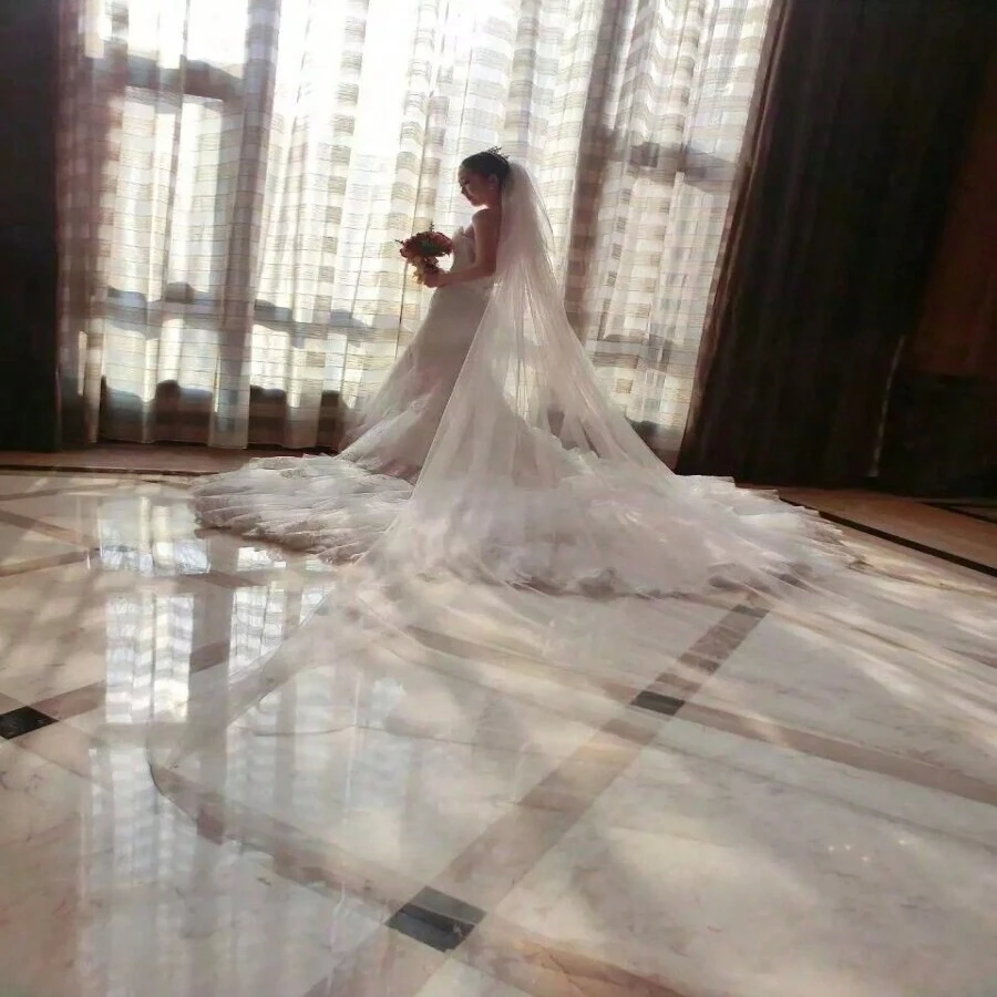 1PC/Mũ đội đầu biểu diễn sân khấu bằng lưới gạc mùa thu dành cho nữ - trắng - Xem 1