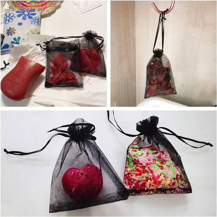 100pcs, Organza Bags Small Gift Bags Jewelry Pouches Mini Drawstring
