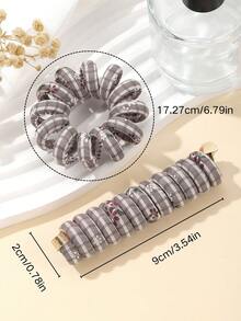 2 cái/bộ Trẻ em Chất vải Phụ kiện tóc Với Dễ thương Hoa Và Màu thuần Thiết kế Bao gồm Sáng bóng Kết Cấu Da , Lưới , Sữa Và Lá thư Bao gồm 1 Thẳng Điện thoại Dây điện Dây buộc tóc Và 1 Điện thoại Dây điện Dây buộc tóc , Phong cách Khác nhau Kiểu tóc Không có Tóc , Hoàn hảo Đối với Bím tóc Và Tóc Đồ trang trí - Nhiều màu - Xem 18