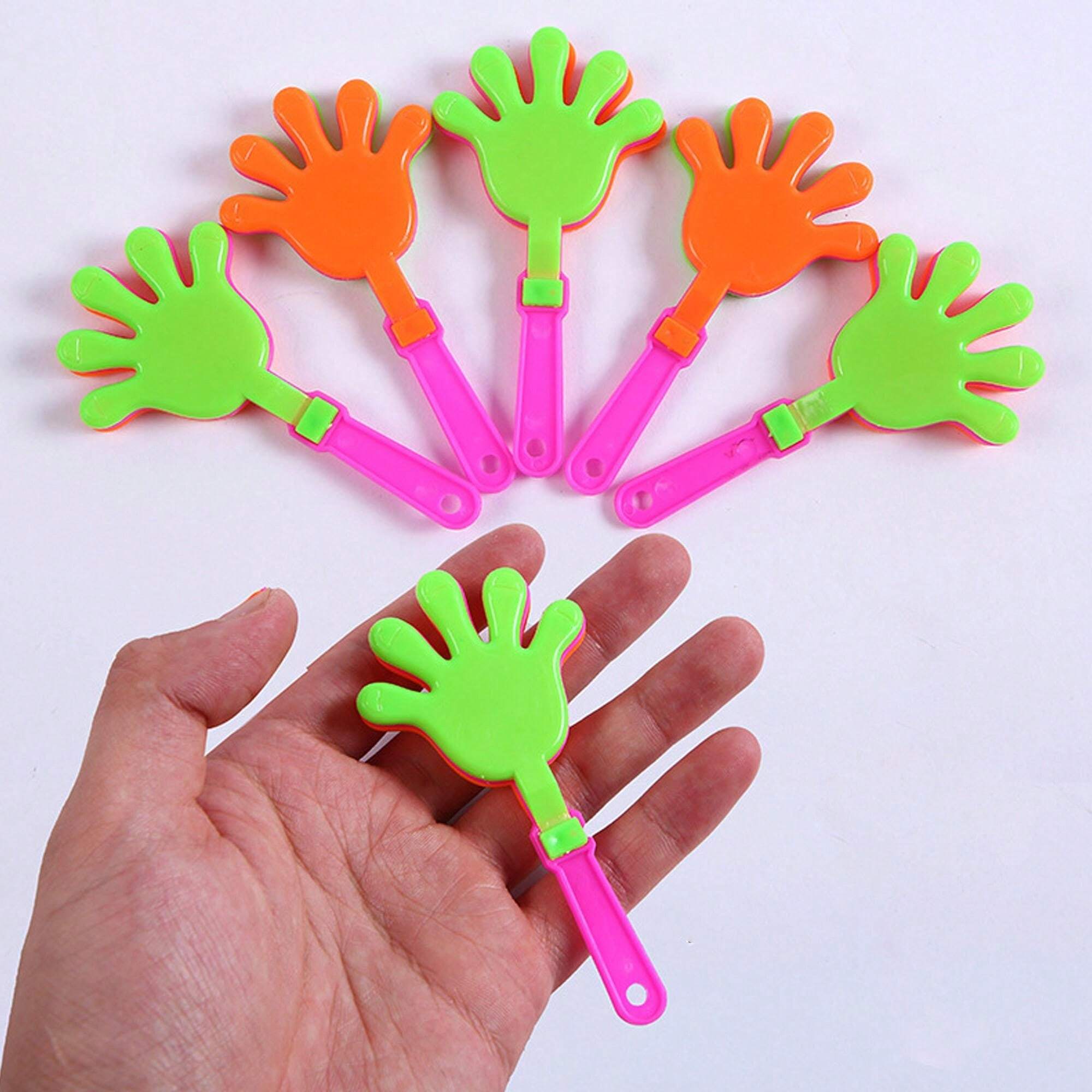 10pcs Mini Hand Clappers, Ideal For Festival, Birthday Party Gifts And