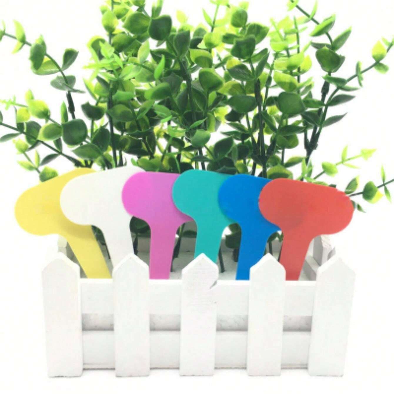 20 Herzförmige Bambus-Etiketten Für Pflanzen - Niedliche Markierungshölzer Für Garten & Balkon