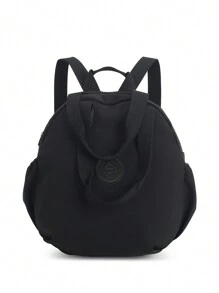2024 New Fashion Casual Handbag Backpack With Large Capacity,Multi-Functional For Shopping,School,Travel,Tready Backpack,Bag For School,Bag School,School Bag,Portable,Laptop Compartment,Large Capacity,For Teen Girls Women College Students,College,Middle School,High School,Outdoors,Travel,Outings,Elementary School,Office - Black - View 1