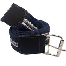 男士波西米亞風格皮帶，適合日常使用，是向朋友送禮的完美選擇 - 藍色 - 查看 3