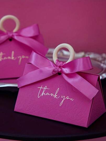 20 Peças Caixas de Lembranças de Casamento com Padrão Floral em Relevo, Elegantes Caixas de Doces com Alças, Fita e Anéis de Plástico, Decoração de Casamento, Decoração de Casa, Decoração de Quarto, Lembrancinhas de Festa, Presentes da Noiva, Decorações de Aniversário, Formatura, Decorações de Festa, Sacolas de Presente