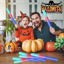 15 Pcs LED Foam Glow Sticks Bulk Colorful Light Up Stick 3 Flashing Modes Perfect For Birthday Party Wedding Christmas Concert,Christmas - 15 Items - View 6