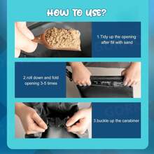 1pc Waterproof Dry Bag, Ultralight Dry Sacks Stuff Sacks Airtight Ripstop Camping Dry Sack Portable Dry Pack For Backpacking Kayaking Hiking Swimming Fishing Rafting Boating Universal Pool Step Weight 2L/5L/10L/15/20L/30L - Black - View 5