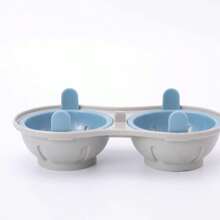 微波爐蒸蛋器，易於收納，蒸蛋盒，創意廚房，水煮蛋，蒸蛋器，蒸蛋烹飪盒 - 淺藍色 - 查看 1