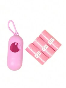 Random 3 Rolls/45pcs Disposable Diaper Bags + 1 Storage Box (Bag Size: 30x22cm When Unfolded) For Stroller And Outdoor Use, Clean Up Kids Garbage