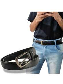 Cintos masculinos casuais para uso diário, perfeitos como presente para amigo.