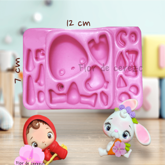 MOLDE MULTIFUNCIONAL DE SILICONA TENDER. Asegúrese de verificar las MEDIDAS y ser CONSISTENTE con el TAMAÑO DEL MOLDE