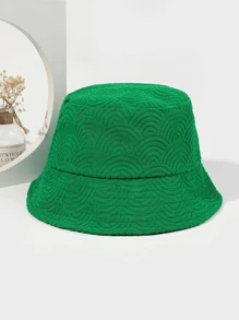 قبعة برميلية صيفية 1 قطعة من نوع المنسوجات المربعة الرأسية باللون الأحادي مناسبة للاستخدام اليومي والأنشطة الخارجية للرجال ، مناسبة لأنشطة الصيف الخارجية مثل التنزه والصيد - الأسود - مشاهدة 10