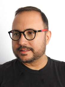 Men Glasses Accessories - 紅色 - 查看 1