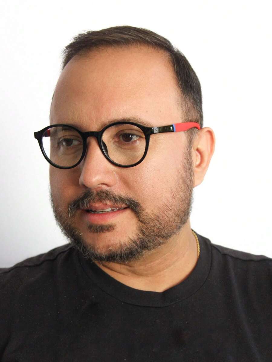 Men Glasses Accessories - 紅色 - 查看 1