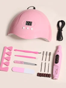 Luz Led Uv Xl Para Conjunto De Manicure De Unhas De Gel, Ferramentas De Manicure E Decorações De Arte Para Unhas Diy Presentes Domésticos Para Salão